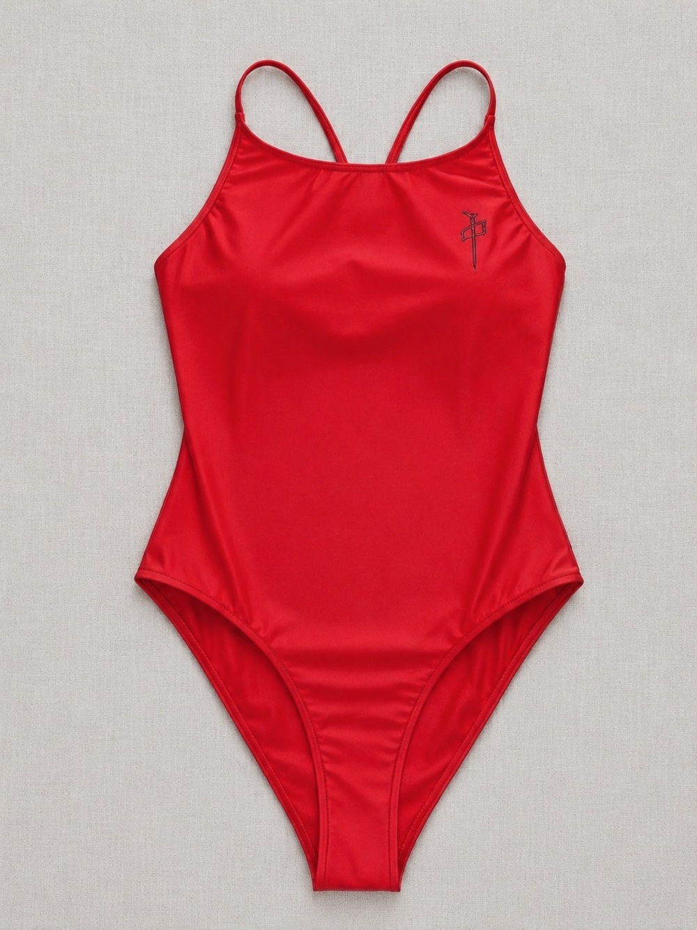 Red Dragon One-Piece Swimsuit Red